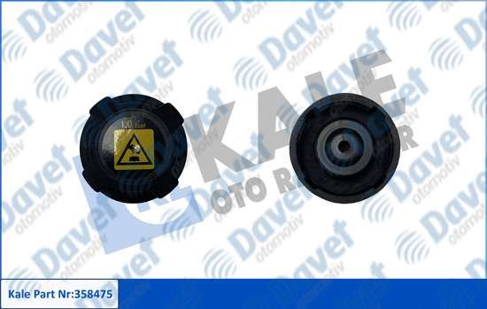KALE 358475 Genlesme Tank Kapagi Fiat Tempra Tipo Uno 1.4/1.6i E 96> Brava Bravo Fiorino Marea 1.6 16v 1.9td/Jtd 98> - Alfa Romeo 145 146 155 2.0ts 94> (Kl121325`In Kapagi) (1.0 Bar) (Siyah)